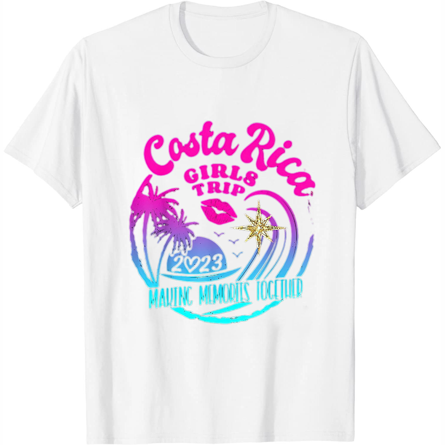 Girls Trip Costa Rica 2023 For Womens Weekend Birthday Squad T-Shirt ...