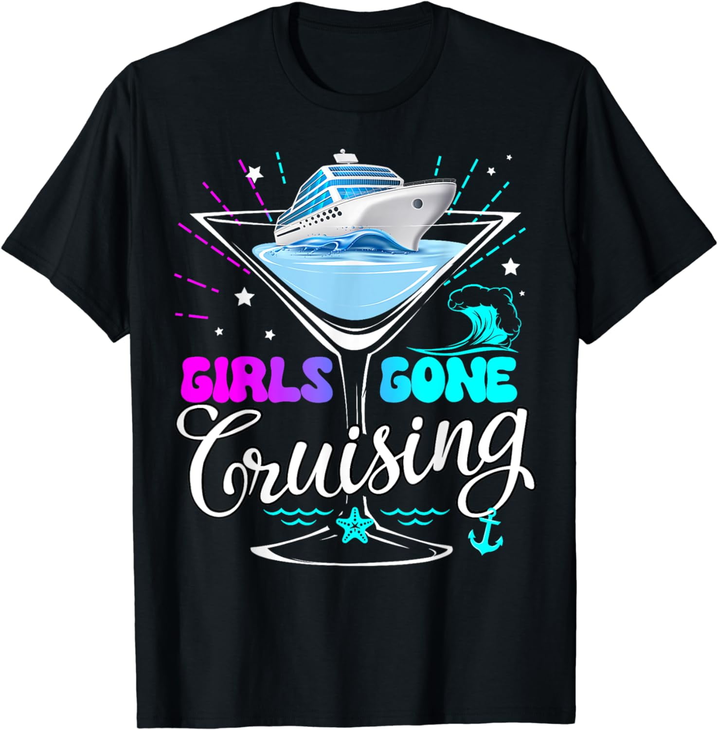 Girls Trip Cruise 2024, Girls Gone Cruising, Birthday Squad T-Shirt ...