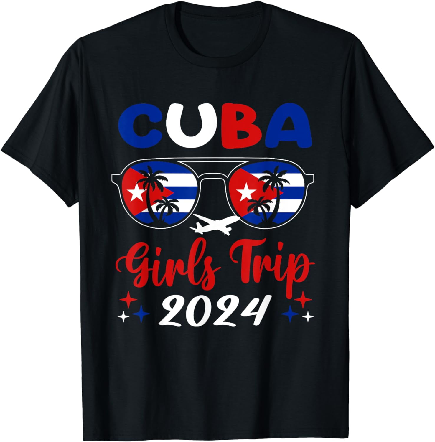 Girls Trip Cuba 2024 Sunglasses Summer Vacation TShirt