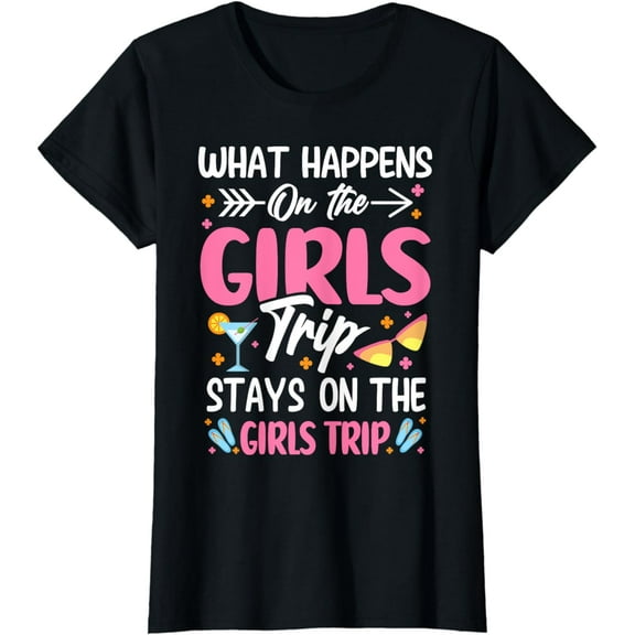Girls Trip Funny Girls Vacation Holidays Weekend Trip T-Shirt