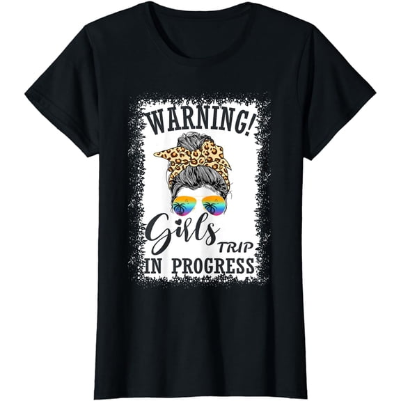 Girls Trip Funny Girls Weekend Trip Vacation Girls Outing T-Shirt