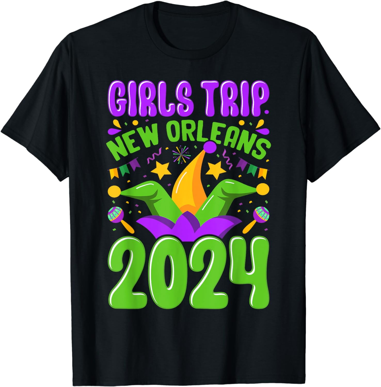 Girls Trip New Orleans 2024 Cotton TShirt