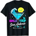 thumbnail image 1 of Girls Trip San Antonio Vacation Weekend Birthday Squad T-Shirt, 1 of 6