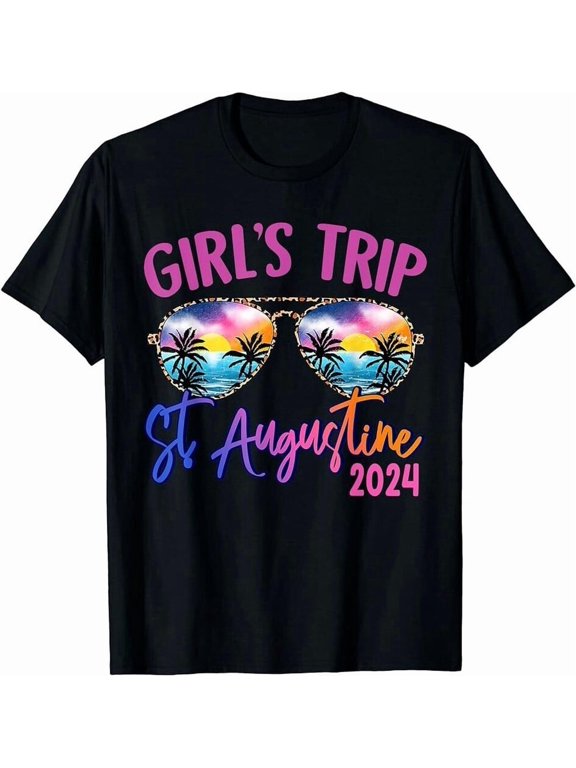 Girls Trip St. Augustine Florida 2024 Sunglasses Summer T-Shirt
