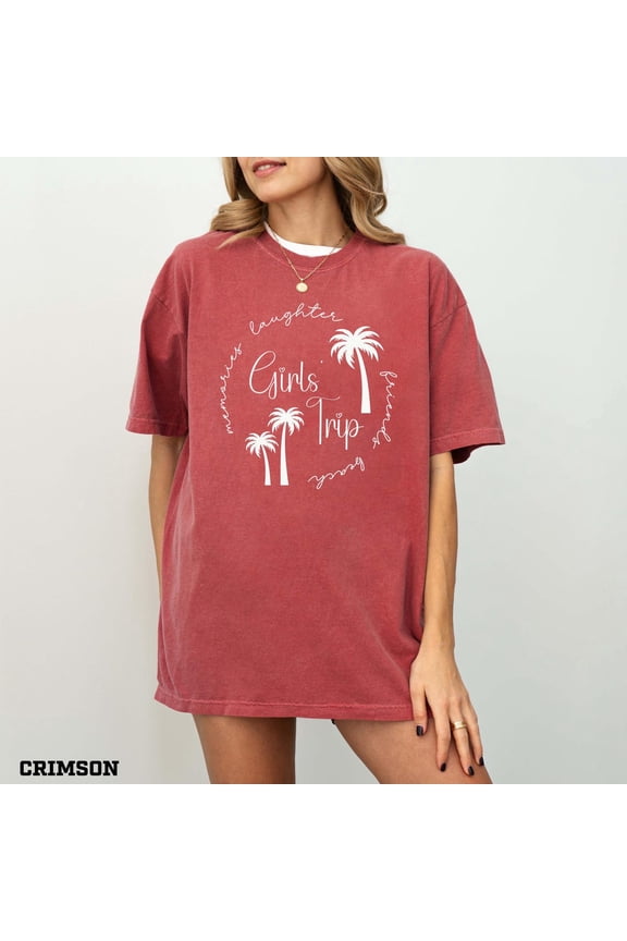 Girls Trip Sweatshirt, Bachelorette Party Shirt, Beach Trip Crewneck, Friends Getaway Tee, Spring Break Outfit, Palm Tree Shirt