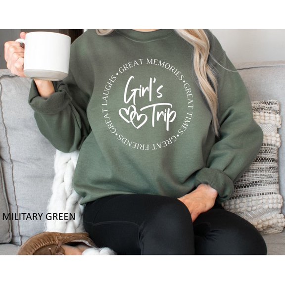 Girls Trip Sweatshirt, Girls Trip Therapy Pullover, Great Memories Sweatshirt, Girls Night Out Sweatshirt, Vacay Mode Sweat, Great Friends, Sweatshirt Size S-5Xl