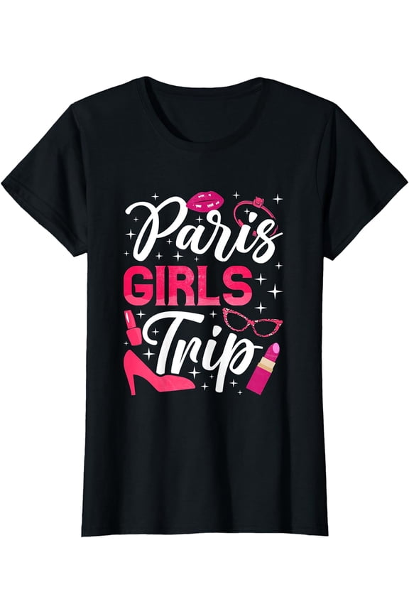 Girls Trip To Paris Girls City Trip T-Shirt