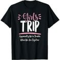 thumbnail image 1 of Girls Trip Women's What Happens On The Girls Trip T-Shirt, 1 of 4