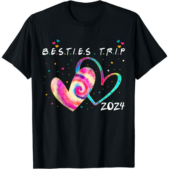 Girls Trips 2024 Summer Vacation Best Friend Besties T-Shirt