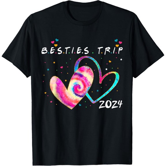 Girls Trips 2024 Summer Vacation Best Friend Besties T-Shirt