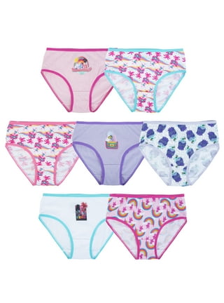  Universal Girls 100% Combed Cotton Trolls Panties with Poppy,  Branch, Guy Diamond & More in Sizes 2/3T, 4T, 4, 6, 8, 10-Pack: Clothing,  Shoes & Jewelry