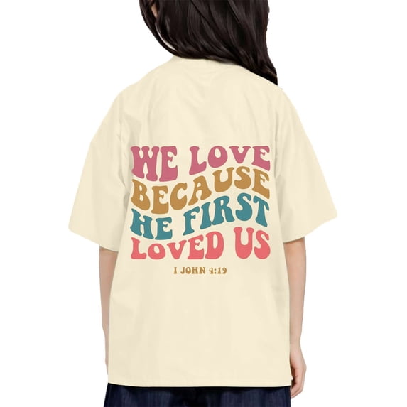 Girls Tshirt,Girls T Shirts Size 14-16,Children'S Printed Round Neck Short Sleeved T Shirt for Boys And Girls