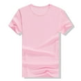 thumbnail image 1 of Girls Tshirts Crewneck Short Sleeve Basic Tees Pink T Shirts Girls Athletic Shirts for Girls 9-10 Years, 1 of 7