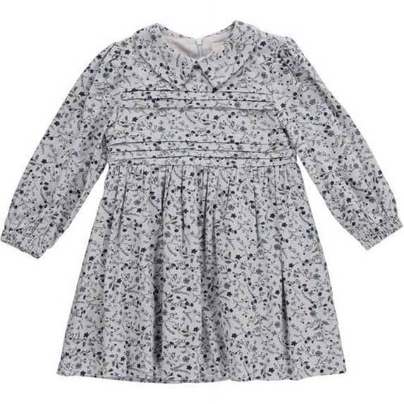 Girls Tuck Shabbos L/S Dress