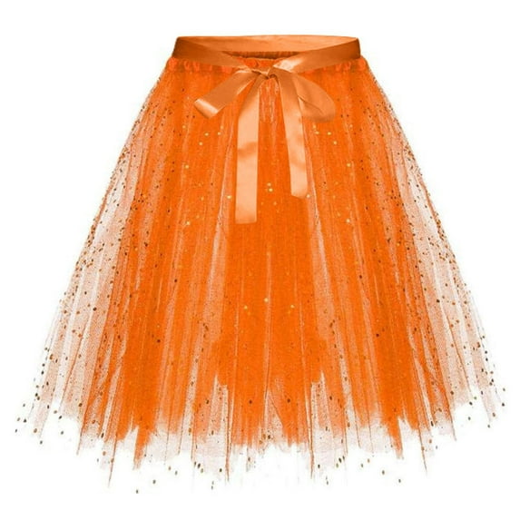 Girls Tulle Skirt A-Line Mesh Elastic Waist Boho Tiered Bling Maxi Long Tutu Skirts for Kids 2-12T