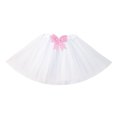 thumbnail image 1 of Girls Tulle Skirt Layered Tulle Tutus Skirt Dance Tutus Skirt Princess Skirt Belt Pleated Tutus Skirt Halloween Costumes, 1 of 8