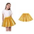 thumbnail image 1 of Girls Tulle Skirt Layered Yellow Tutu Sparkle Skirt Elastic Waist Ballet Dance Dress Princess Skirt Thanksgiving Tutu 13-14 Years, 1 of 3
