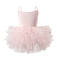 thumbnail image 1 of Girls Tutu Dress Sleeveless Performance Party Ballet Outfit Soft Flowy Skirt Comfortable Attire, 1 of 2