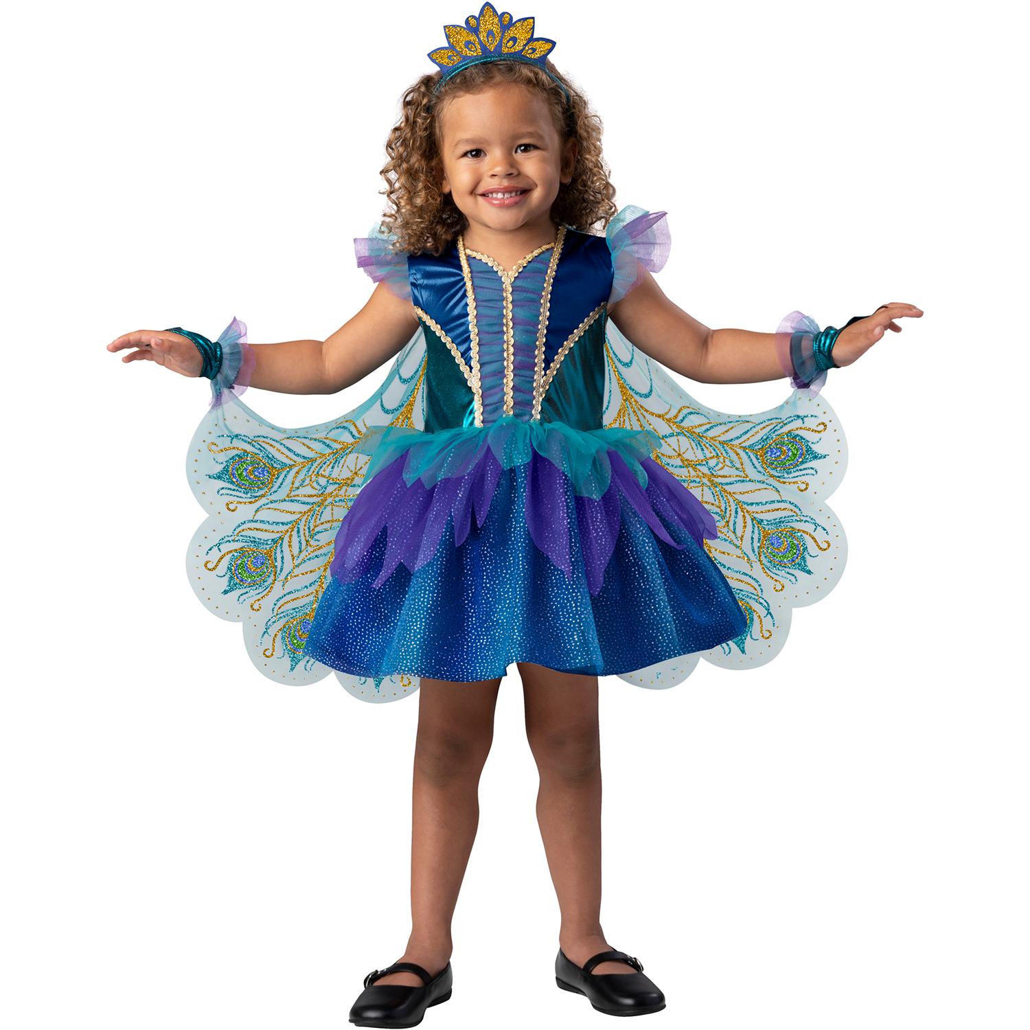 Girls Tutu Peacock Fairy Halloween Costume Small size 3T