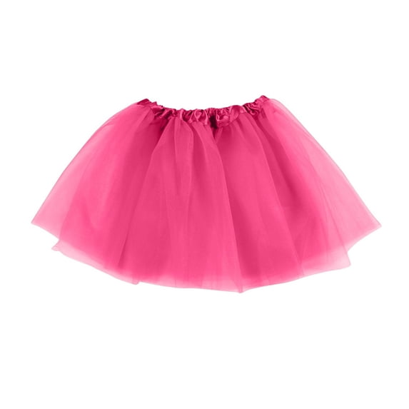 Girls Tutu Skirt 3 Layers Tulle Toddler Ballet Skirts Girls Tulle Tutu Dance for Dance Party Costume Light pink One Size