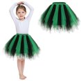 thumbnail image 1 of Girls Tutu Skirt Layered Green Tutu Elastic Waist Girls Ballet Tutu Skirts Birthday Dress 6-10 Years, 1 of 4