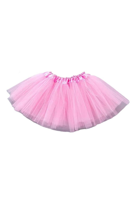 Girls Tutu Skirt Tulle Ballet Skirts Princess Tutu, Teens Short Skirt Colorful Rave Costume, Running for Toddler Skirts