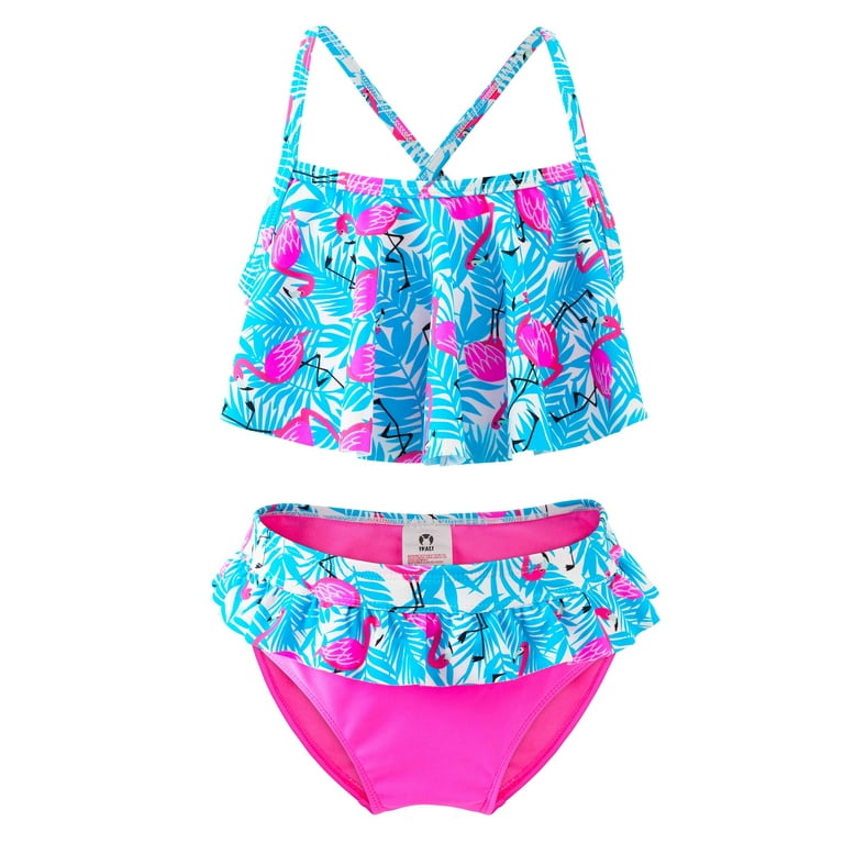 Flamingo two piece store bathing suit
