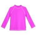 thumbnail image 1 of Girls UPF 50+ Long Sleeve Rashguard | Deep Purple, 1 of 2