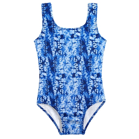 Girls UPF 50+ One Piece Swimsuit | Water Cascade