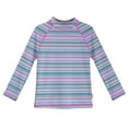 thumbnail image 1 of Girls UPF 50+ Printed Long Sleeve Rashguard | Fiesta Print, 1 of 2