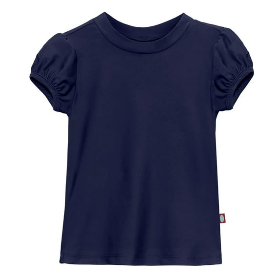 Girls UPF 50+ Puff Sleeve Rashguard | Navy