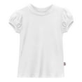 thumbnail image 1 of Girls UPF 50+ Puff Sleeve Rashguard | White, 1 of 3