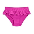 thumbnail image 1 of Girls UPF 50+ Ruffle Swim Briefs | Hot Pink, 1 of 4
