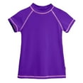 thumbnail image 1 of Girls UPF 50+ Short Sleeve Rashguard | Purple, 1 of 4