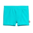thumbnail image 1 of Girls UPF 50+ Swim Boy Shorts | Turquoise, 1 of 4