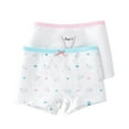 thumbnail image 1 of Girls Underwear 100% Cotton Breathable Comfort Panties for Kid 3-11 Years,2 Pack, 1 of 12