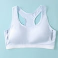 thumbnail image 1 of Girls Underwear Comfortable Sports Bras for Active Teens Breathable Workout Tank Tops Athletic Camisoles for Girls 9-18 Years Seamless Soft Stretch Design, 1 of 8