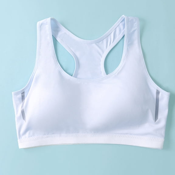 Girls Underwear Comfortable Sports Bras for Active Teens Breathable Workout Tank Tops Athletic Camisoles for Girls 9-18 Years Seamless Soft Stretch Design