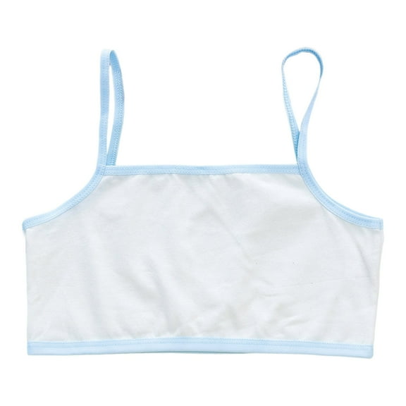 Girls Underwear Crop Top Bra Seamless Sports Bra Training Lightweight Teen Camisole Style for Girls Comfort and Style