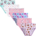 thumbnail image 1 of Girls Underwear Little Kids Mermaid Panties Toddler Cotton Breathable Comfort Dot Briefs Childrens 6 Pack Undies Size 8, 1 of 6