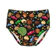 thumbnail image 1 of Girls Underwear, Lollipop Candy Chocolate Bean Print Soft Breathable Cotton Girls Panties, Kids Stretch Cute Underwear Brief for Teen and Toddlers Girls, 1 of 8