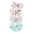 thumbnail image 1 of Girls' Underwear Set Cute Prints Seamless Edges Sleepwear Underwear Toddler Undies Kids Panties Pack of 4 Black L, 1 of 3