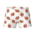 Girls Underwear Stretch Moisture, American football white cute Wicking