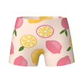 Girls Underwear Stretch Moisture, Cute Lemon Pink Yellow Wicking Fabric