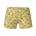 Girls Underwear Stretch Moisture, fish scale golden glittering Wicking