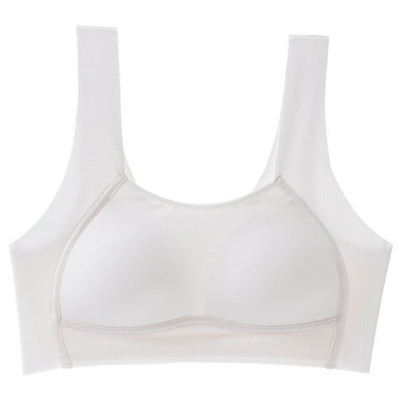 Hjtefg Girls Wireless Bralette - Soft Seamless Comfort Bra for Teens,Breathable School & Daily Wear, Stretchy Training Camisole,Color: Pink Size: 13-14 Years