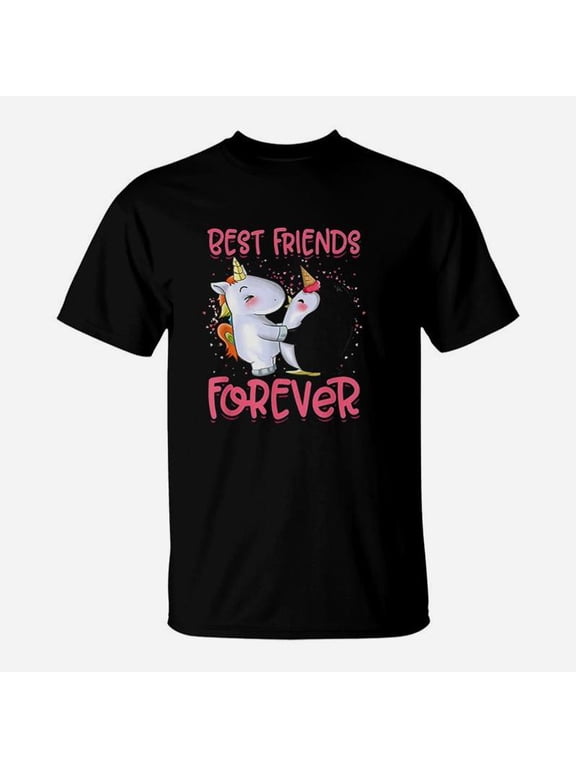 Girls Unicorn Clothes Dress Penguin Outfit Stuff Gift Bff TShirt