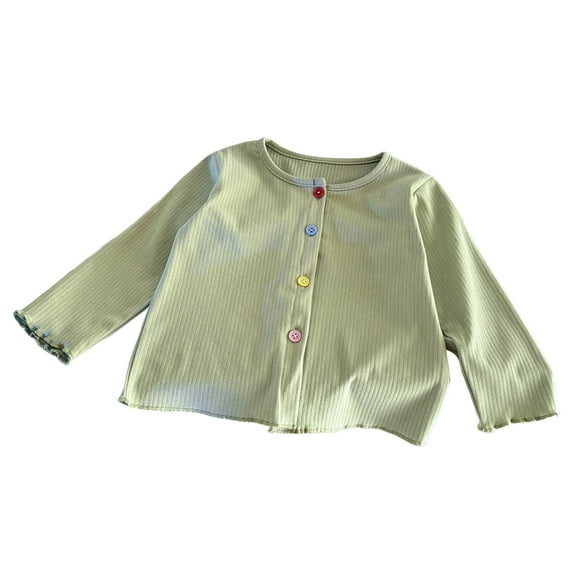Girls Uniform Girl Cardigan Girls Cardigan Sweater School Uniforms Toddler Long Sleeve Button Knit Solid Sweaters Tops