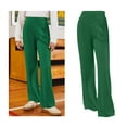 thumbnail image 1 of Girls Uniform Pants Skinny Pants Stretch Pants with Pockets Straight Pants Girls Green Uniform Pants Back To School Outfits for Girls Kids Clothes for Girls 9-10 Years, 1 of 9