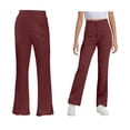 thumbnail image 1 of Girls Uniform Pants Skinny Pants Stretch Pants with Pockets Straight Pants Pants for Girls Back To School Clothes for Teen Girls Teen Cute Clothes for Girls 13-14 Years, 1 of 9